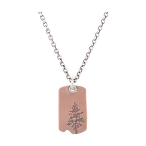 Tall Pines Copper Dog Tag