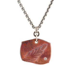 Copper Harvest Pendant with Diamond - John Paul Designs