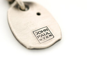 Sterling Silver Pendant with a Pine Tree and a Diamond