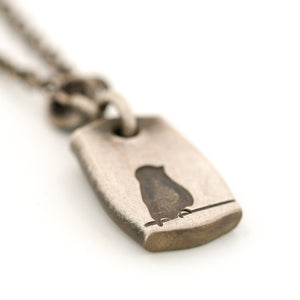 Bird on a Wire Sterling Silver Pendant