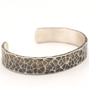 Textured Sterling Silver Cuff