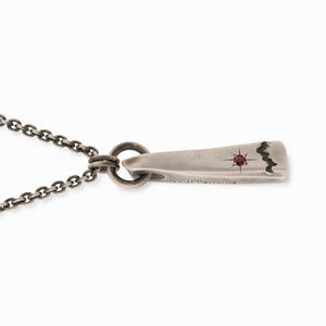 Mountain Ruby Moon Pendant