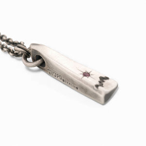 Mountain Ruby Moon Pendant