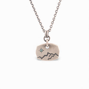 Blue Moon over the Mountains Pendant