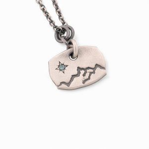 Blue Moon over the Mountains Pendant