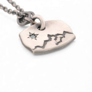 Blue Moon over the Mountains Pendant