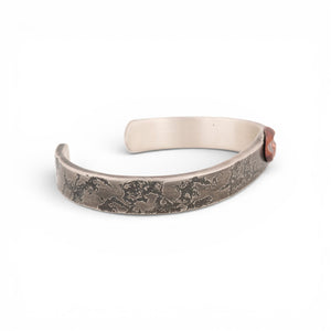 Sterling Silver Cuff with a big Copper Rivet