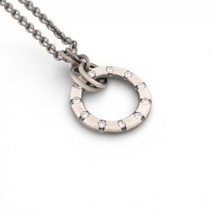 Circle Diamond Pendant