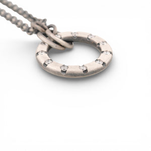 Circle Diamond Pendant