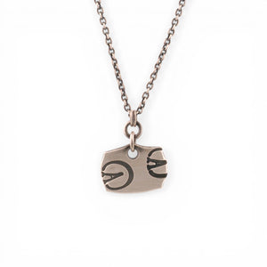 Horse Boof Forged Sterling Silver Pendant
