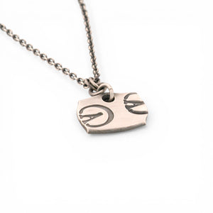 Horse Boof Forged Sterling Silver Pendant