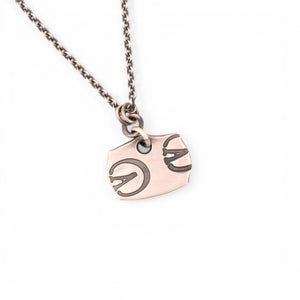 Horse Boof Forged Sterling Silver Pendant