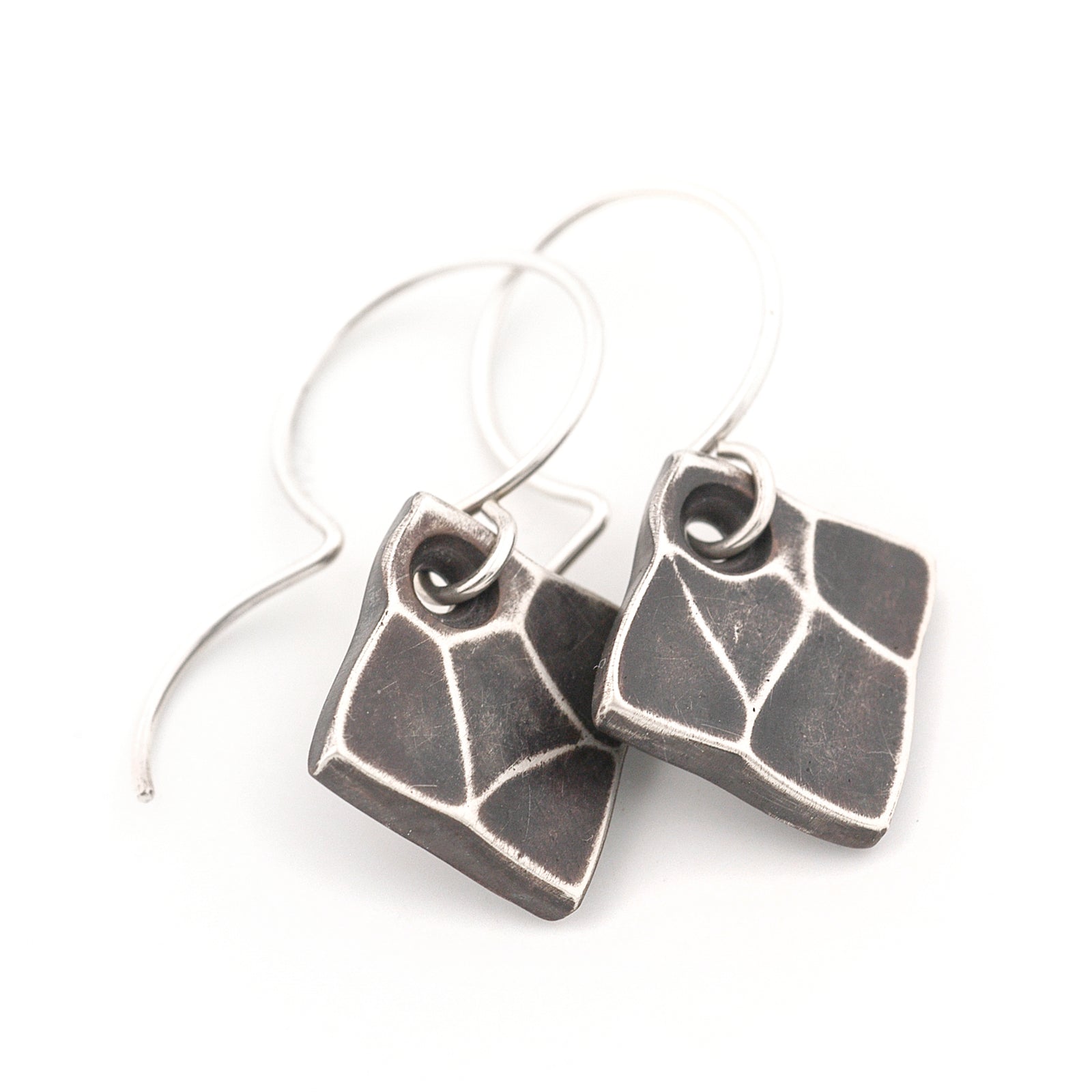 Diamond Shaped Tile Earrings