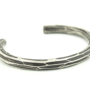 Forged Sterling Silver Cuff