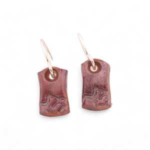 Mountains Lover Copper Earrings