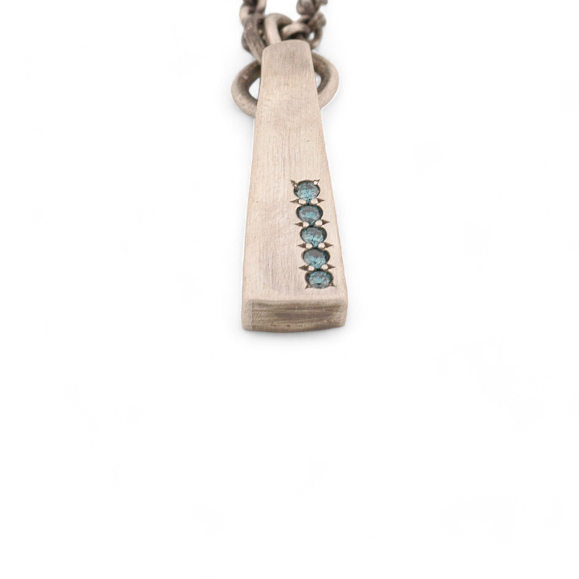 Iconic Blue Diamond Silo Pendant