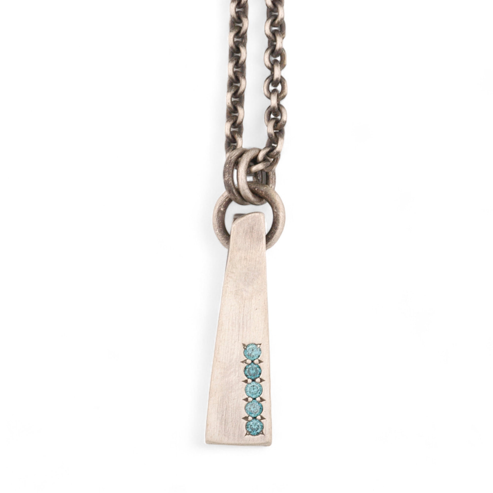 Iconic Blue Diamond Silo Pendant