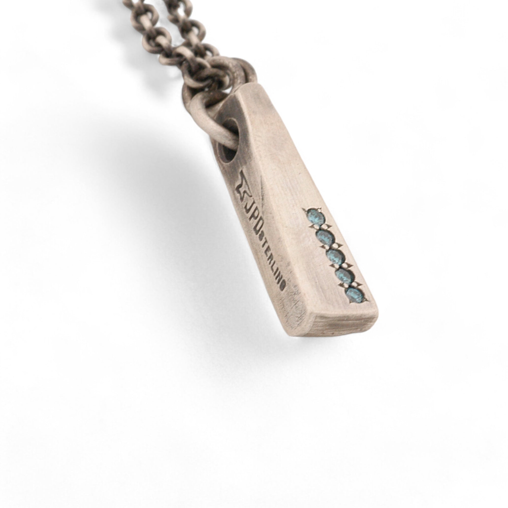 Iconic Blue Diamond Silo Pendant