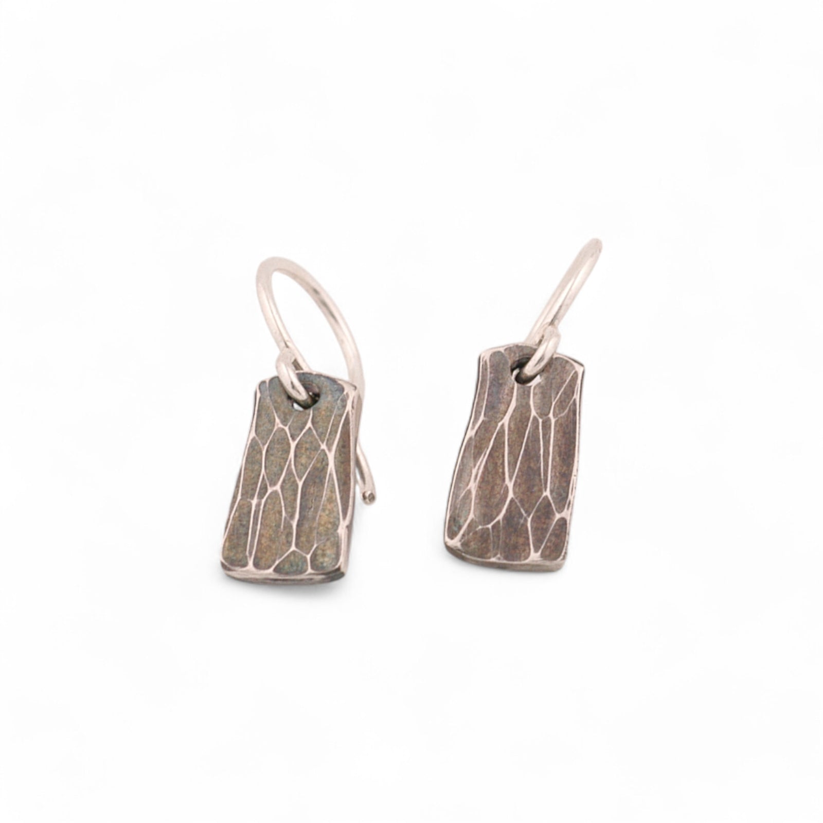 Sterling Silver Light Tile Earrings