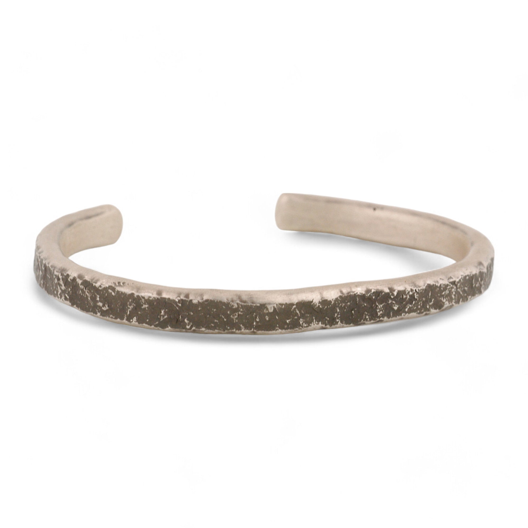 Organic Textured Sterling Silver Cuff