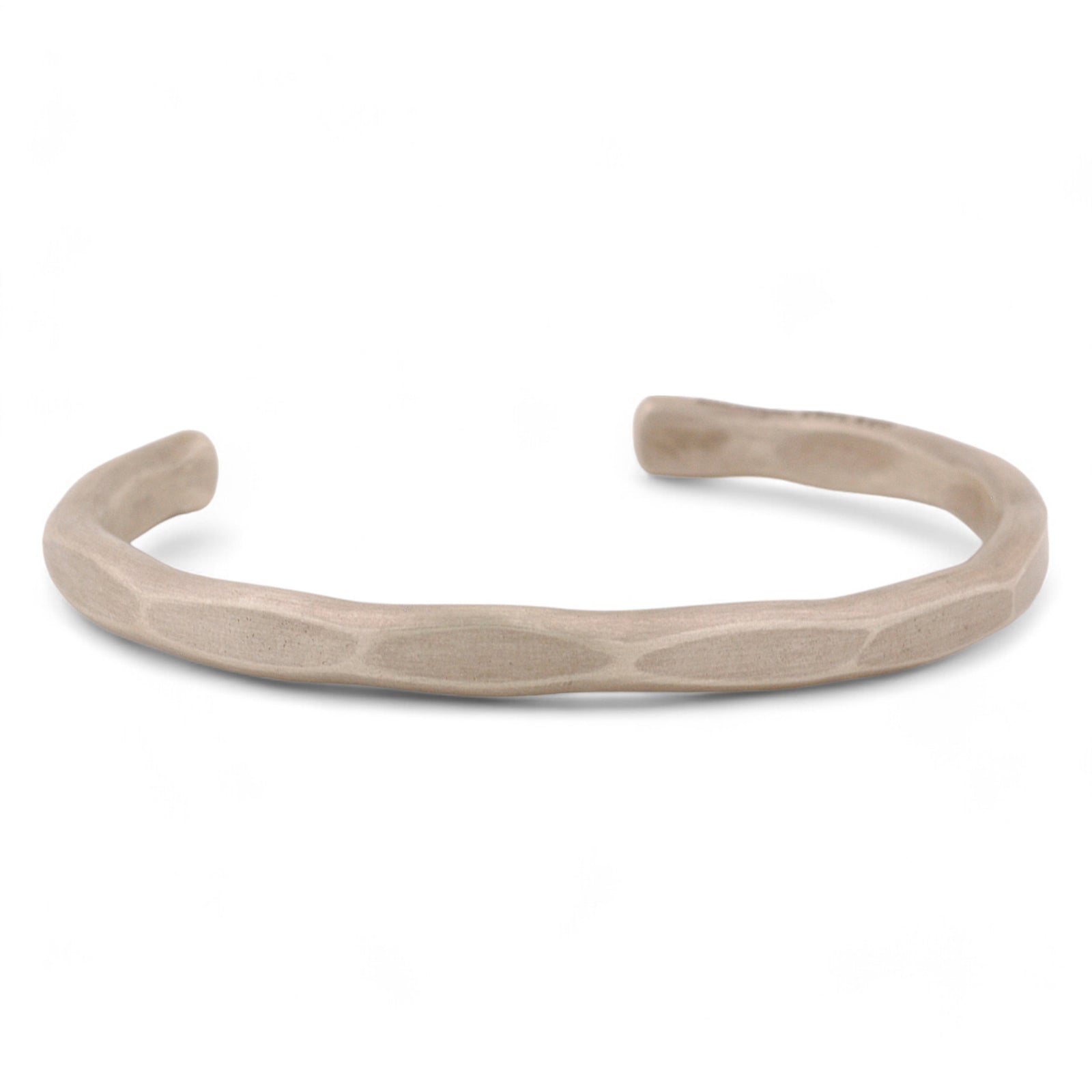 Elegant Sterling Silver Brushed Cuff Bracelet