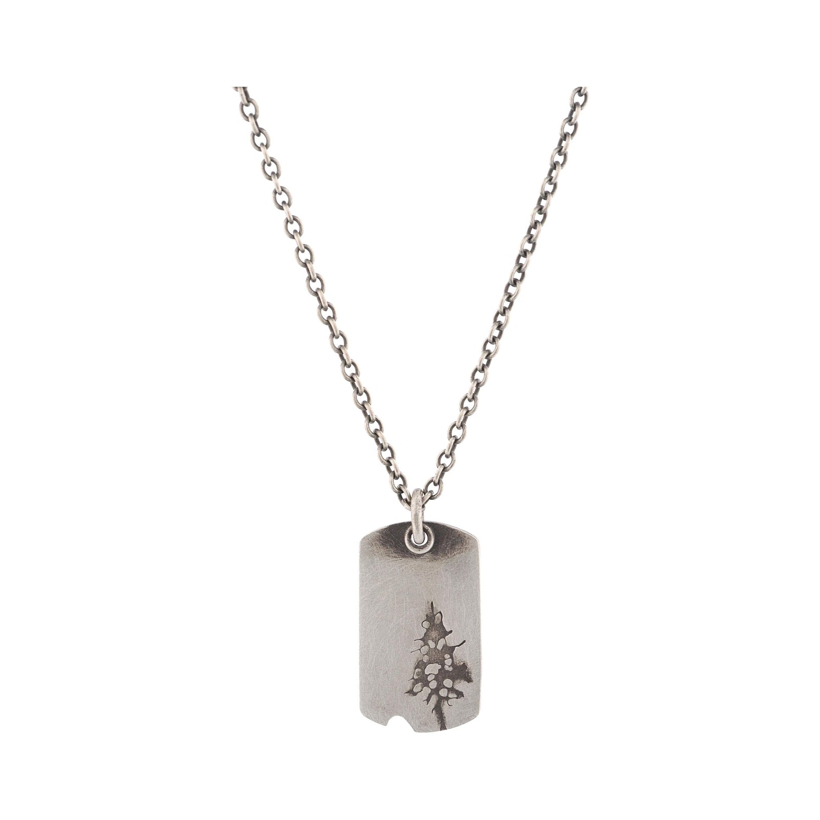 Tall Pines Dog Tag Pendant