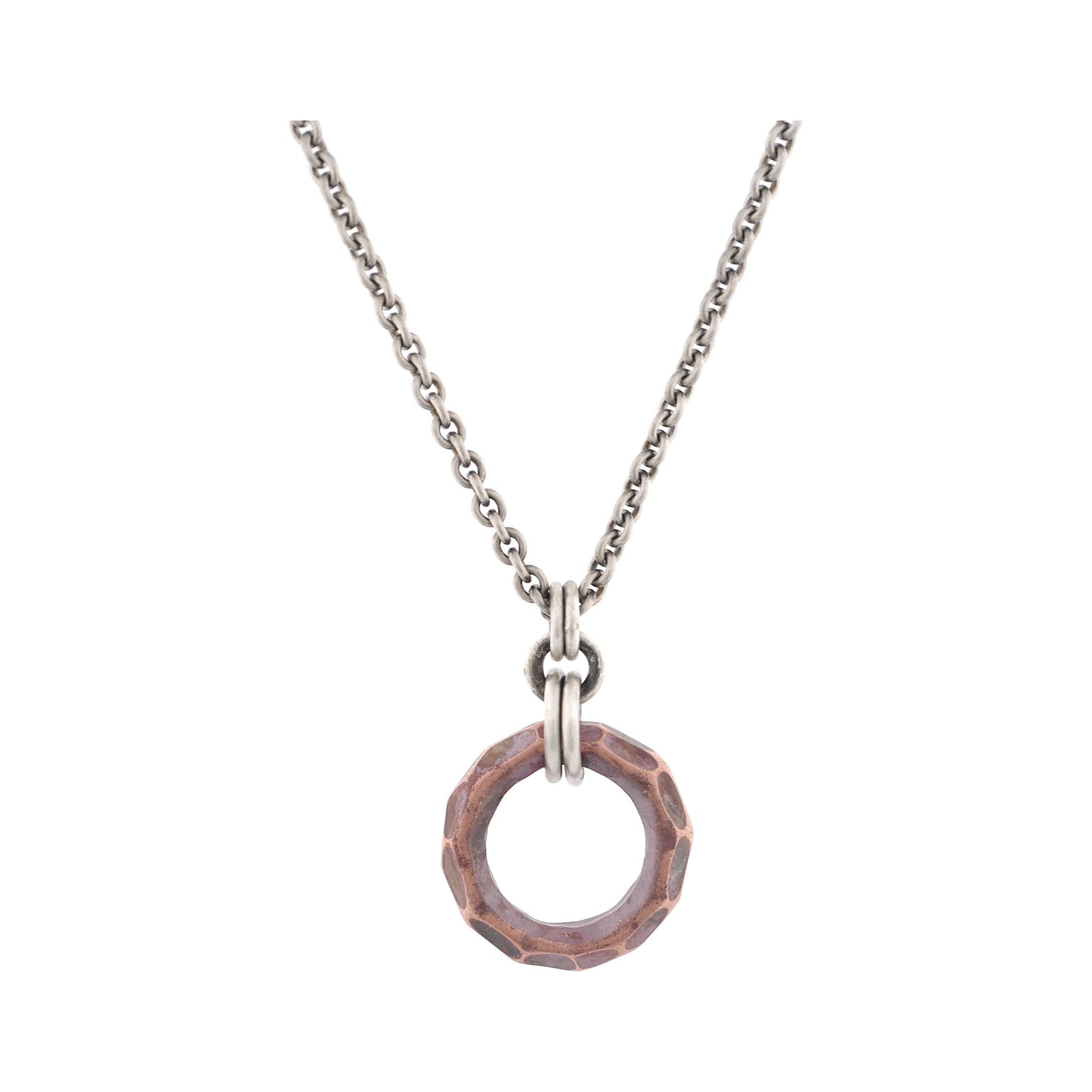 Textured Copper Circle