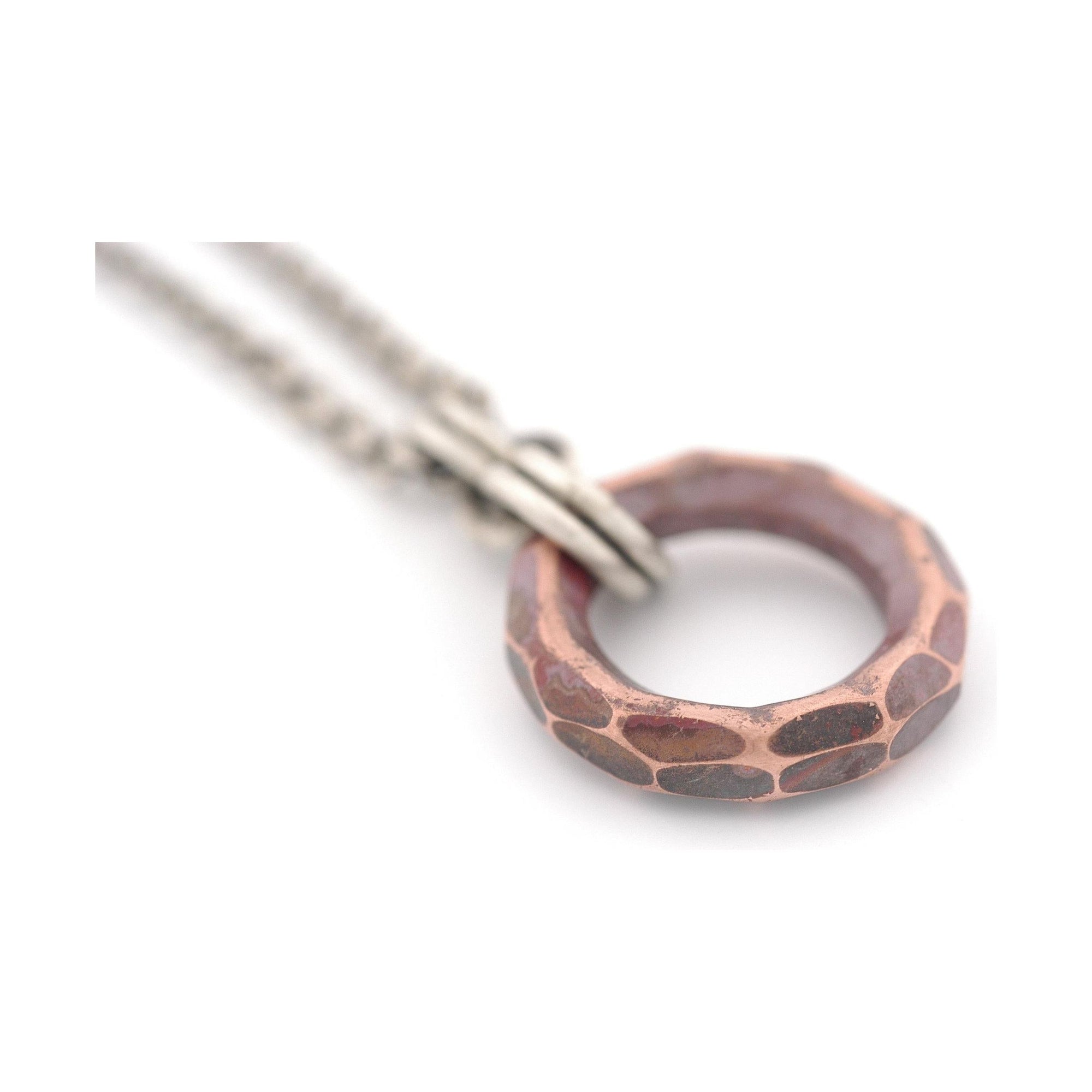 Textured Copper Circle
