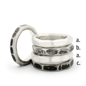 Sterling Silver Stacking Bands