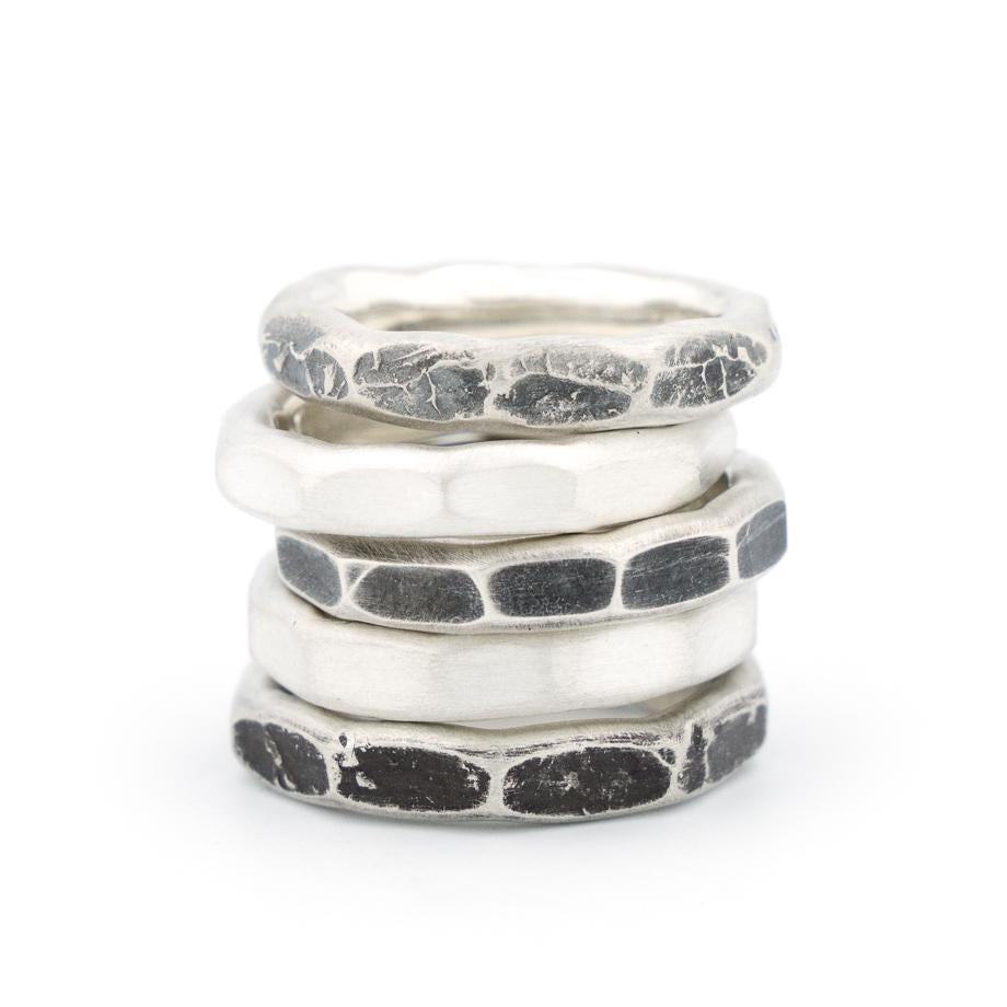 Sterling Silver Stacking Bands