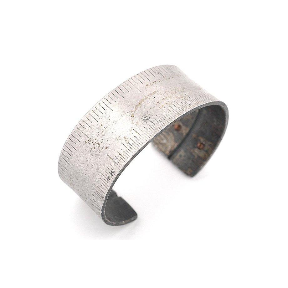 Vintage Steel Ruler Cuff