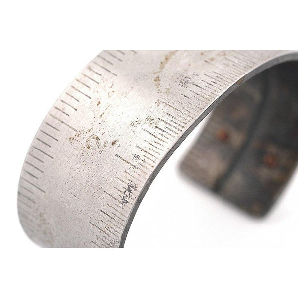 Vintage Steel Ruler Cuff - John Paul Designs