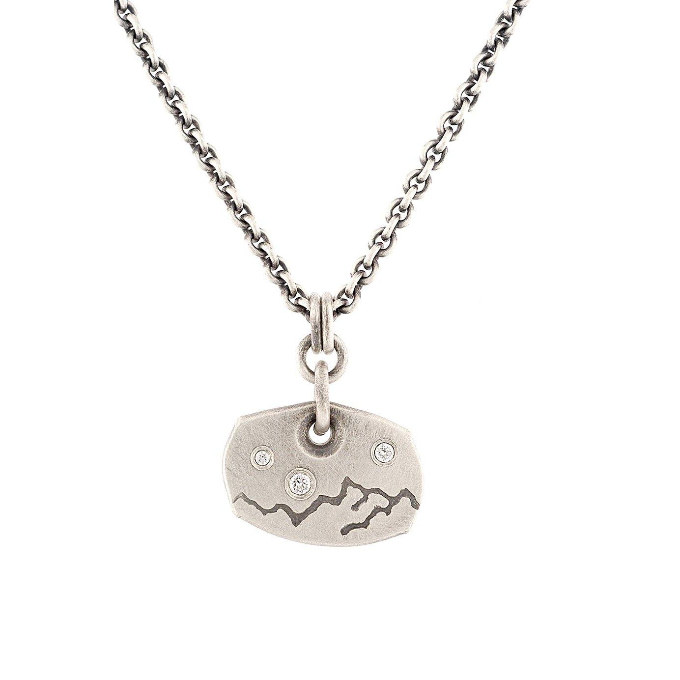 Snowy Forest Mountain Necklace – Chadds Ford Jewelry
