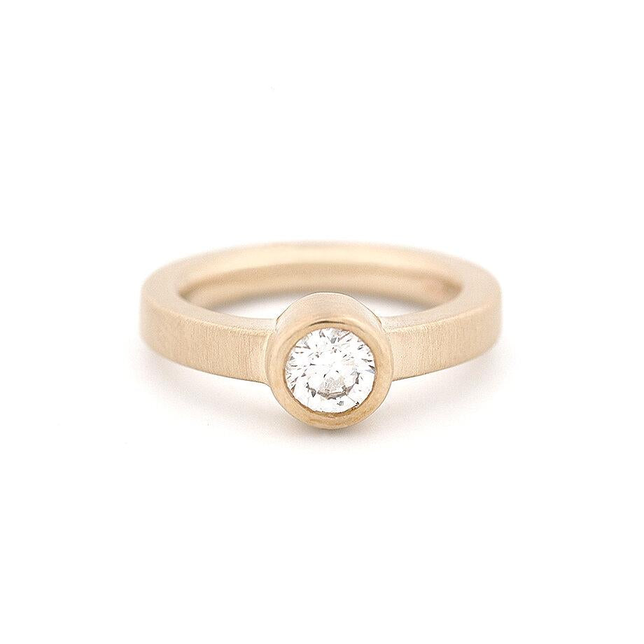 Stunning 14K Gold Solitaire