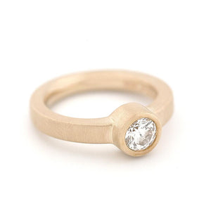 Stunning 14K Gold Solitaire