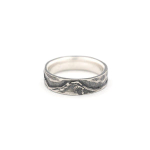 Three Sisters Sterling Silver Mountain Ring
