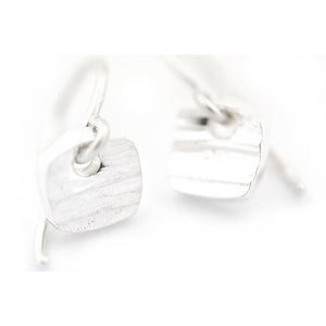 Sterling Silver Square Tile Earrings